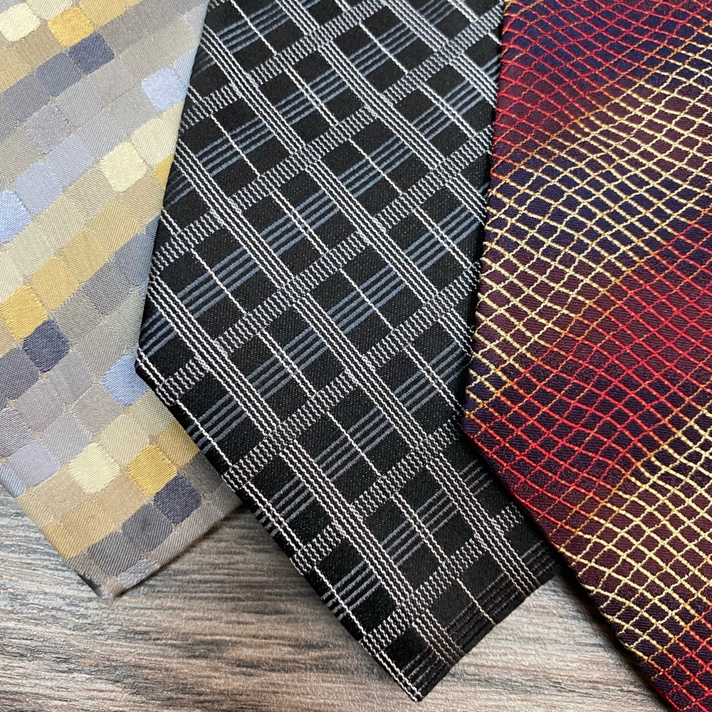 Lot of 8 Kenneth Cole Silk Ties Neckties - Picture 3 of 6